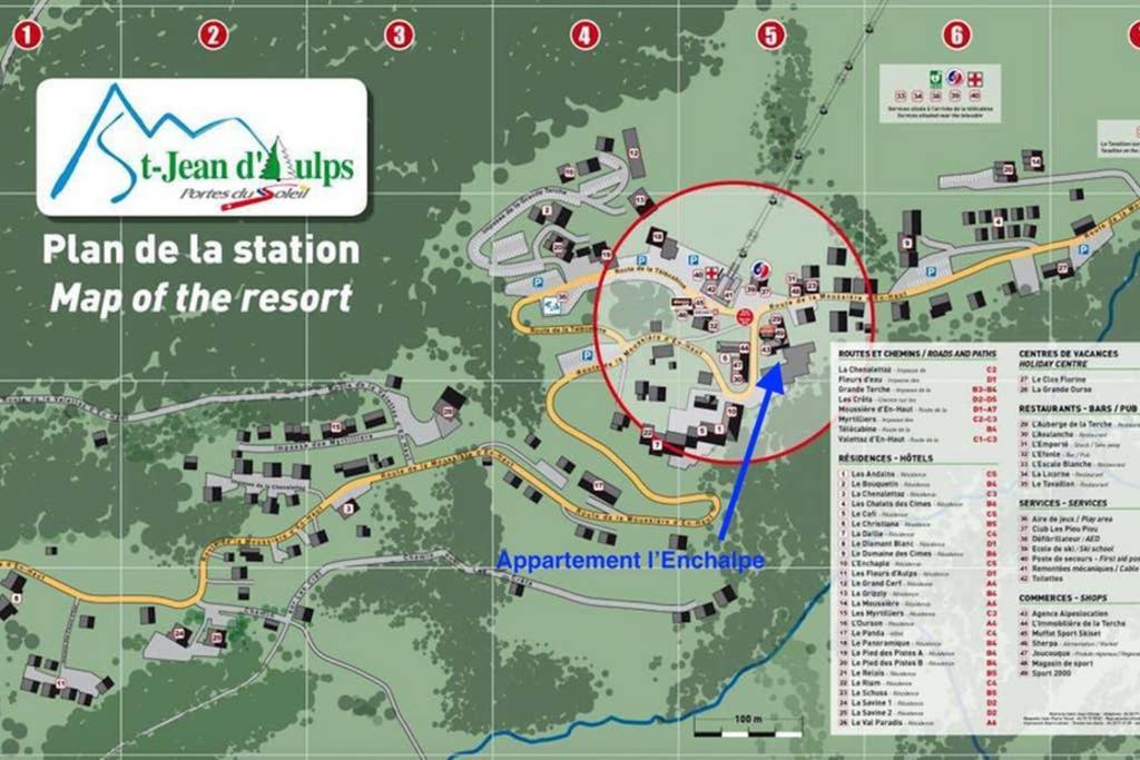 L'enchalpe, Grand Et Lumineux Avec Coin Montagne 5 Personnes, 60m Des Pistes, Piscine Couverte, Wifi, Grand Balcon Expo Est, Draps Non Compris * Saint-Jean-dʼAulps